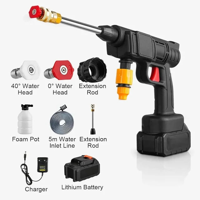 High Pressure Washer Gun | Car, Bike, Solar & Home Cleaning