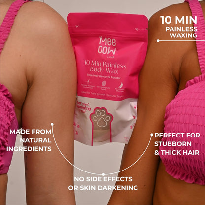 Painless Effective Meow Body Hair Removal Wax Powder