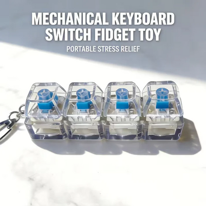 Mini Keyboard Fidget Keychain
