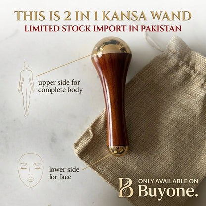 Kansa Wand for Feet & Face