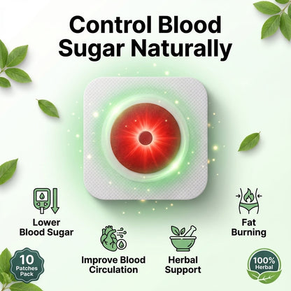 Blood Magnetic Sugar control Patches (Pack of 10)