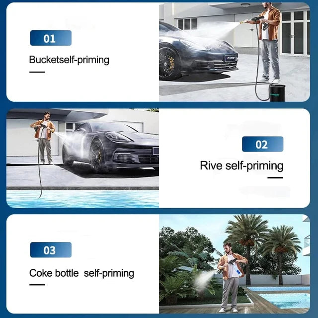 High Pressure Washer Gun | Car, Bike, Solar & Home Cleaning