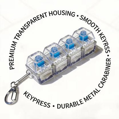 Mini Keyboard Fidget Keychain