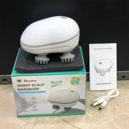 Smart Scalp Massager – Rechargeable Head & Hair